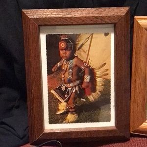 Cute Indian boy framed print